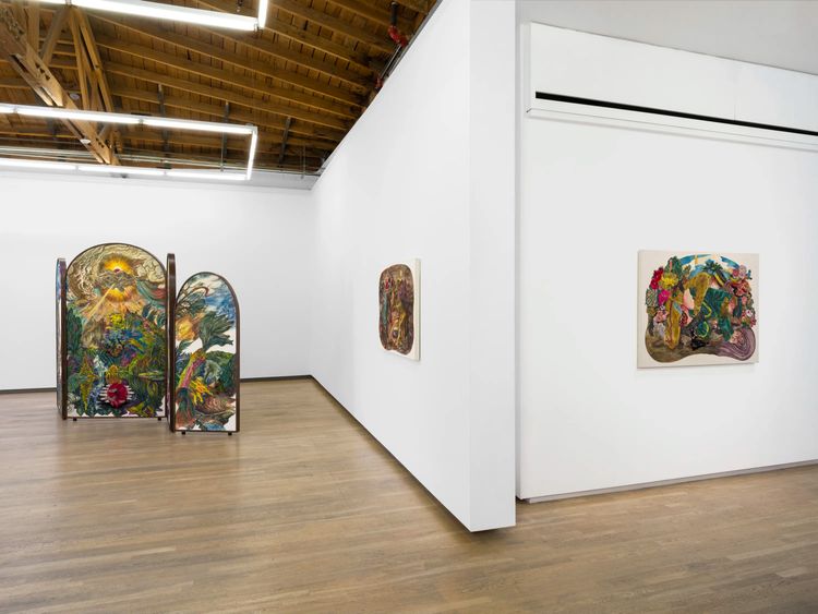 Installation view, Strange Days of a Quiet Sun, Nazarian / Curcio · 2026 (4)