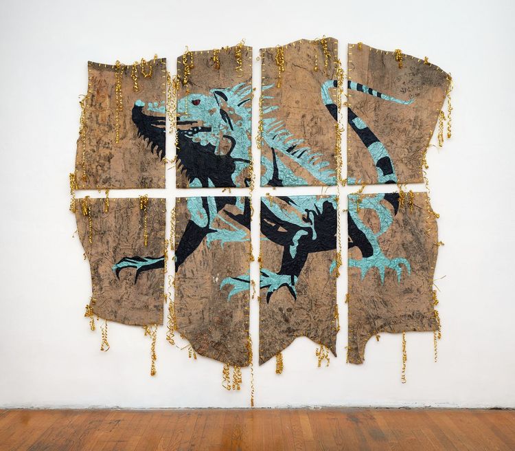 Installation view, Eddie Rodolfo Aparicio: Cortado, Commonwealth and Council · 2025 (6)