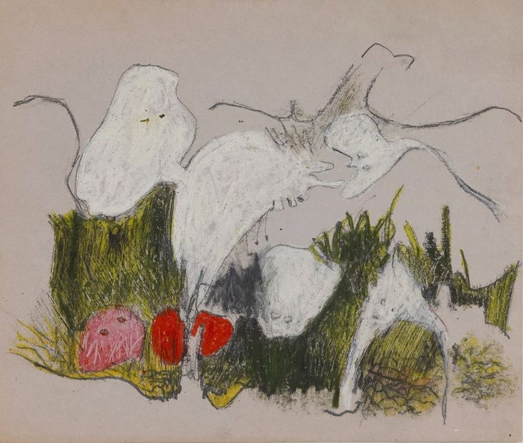 Installation view, Drawings and Performalist Self-Portraits, Marc Selwyn Fine Art · 2026 (5)