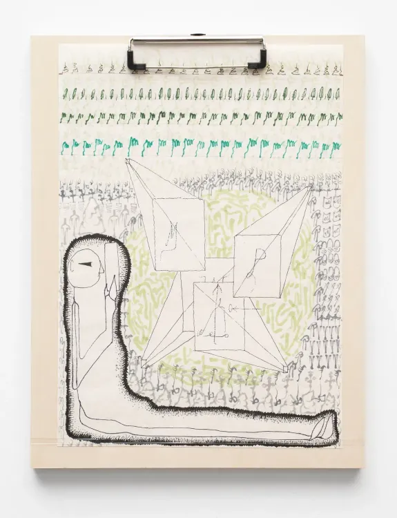 Installation view, Etiolated Calligrapher, Hyacinth Gallery · 2026 (4)