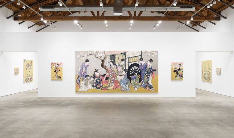 Installation view, Hark Back to Ukiyo-e: Tracing Superflat to Japonisme’s Genesis, Perrotin · 2026 (3)