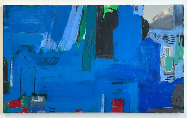 Installation view, Stephanie Franks: Kind of Blue, Bowery · 2025 (4)