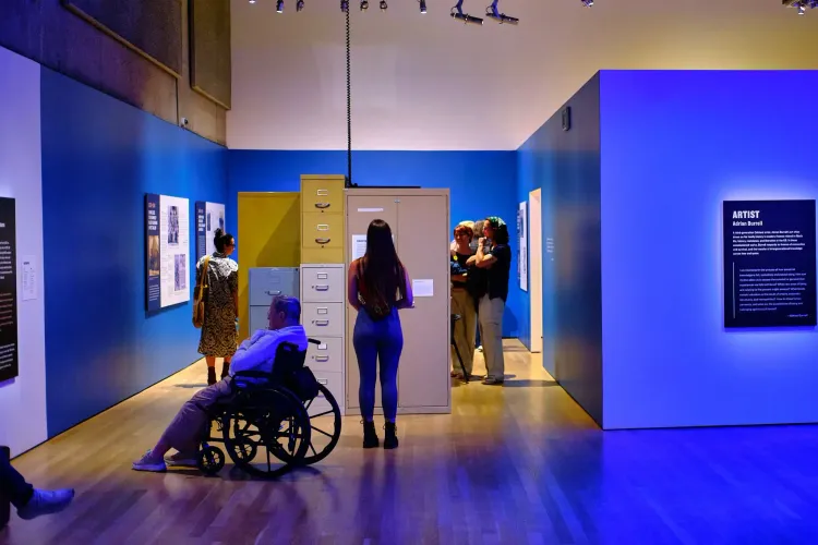 Installation view, Black Spaces: Reclaim & Remain, Oakland Museum of California · 2025 (2)