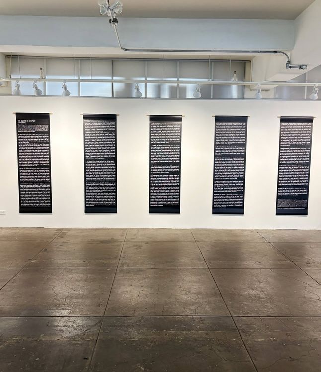 Installation view, The Deaths in Newport, Gallery Luisotti · 2026 (3)