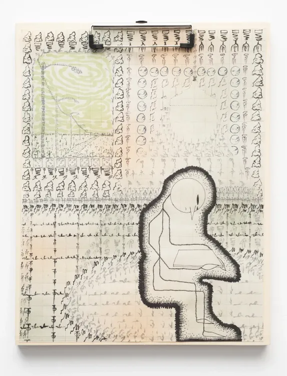 Installation view, Etiolated Calligrapher, Hyacinth Gallery · 2026 (13)