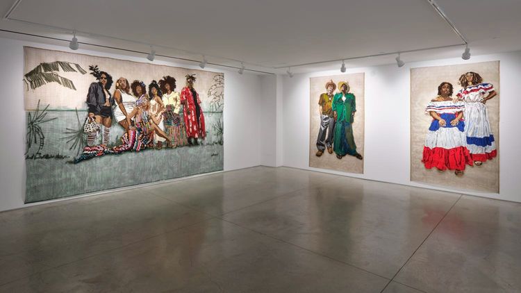 Installation view, Textile Truths: Faces of Resilience, ACA Galleries · 2025 (1)
