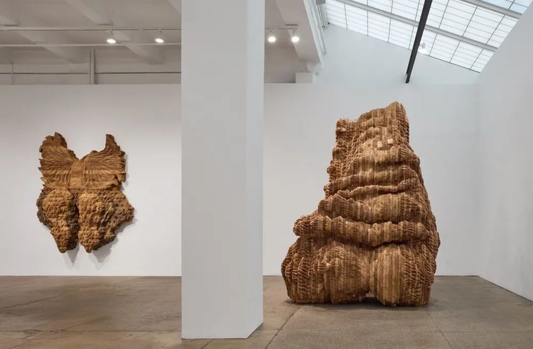 Installation view, Ursula von Rydingsvard, Galerie Lelong · 2026 (2)