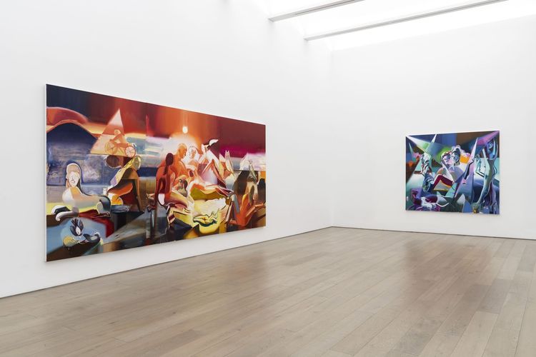 Installation view, Katherina Olschbaur: I Spend All Day Waiting for the Night, Perrotin · 2025 (6)