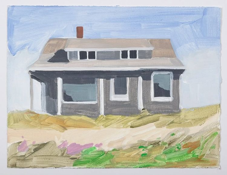 Installation view, Paintings on Paper, American Art Catalogues