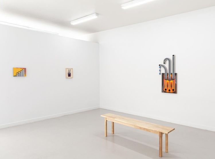 Installation view, Laying Pipe, Stowaway · 2025 (2)
