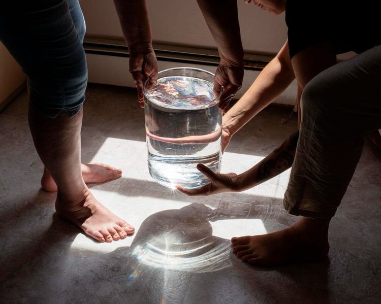 Installation view, Holding Water, Dashwood Projects