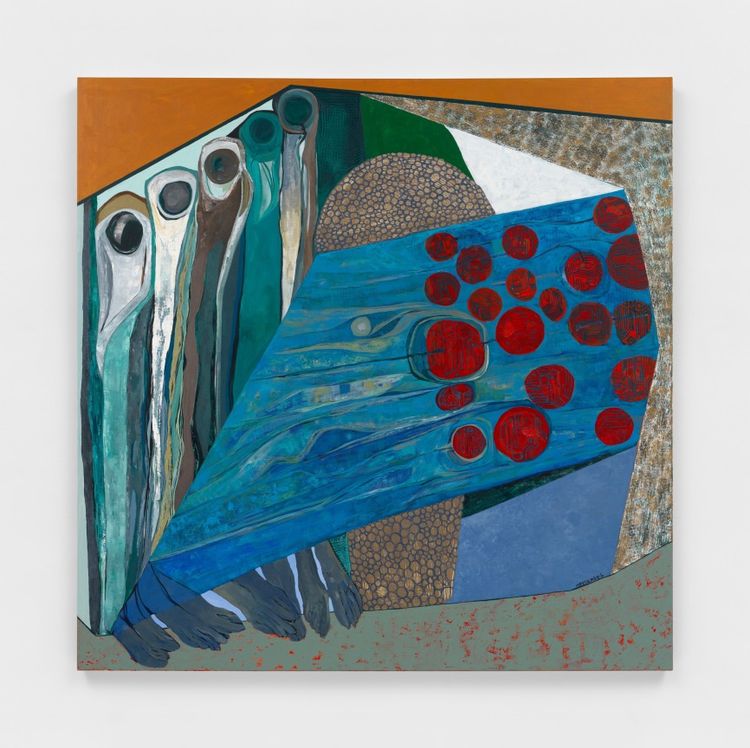 Installation view, Merikokeb Berhanu, James Cohan, 52 Walker Street · 2025 (6)