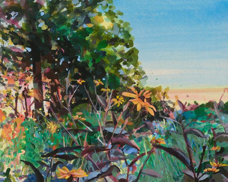 Installation view, Into the Garden, Morgan Lehman Gallery