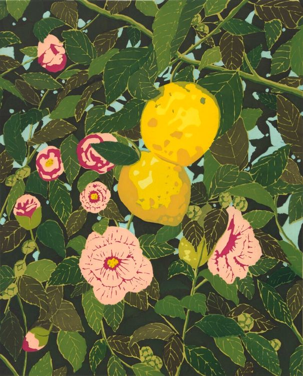 Installation view, Geraniums and Camellias, Crown Point Press · 2025 (2)