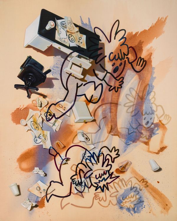 Installation view, Not all Clues are Paintings but All Paintings are Clues, Timothy Taylor, New York · 2025 (5)