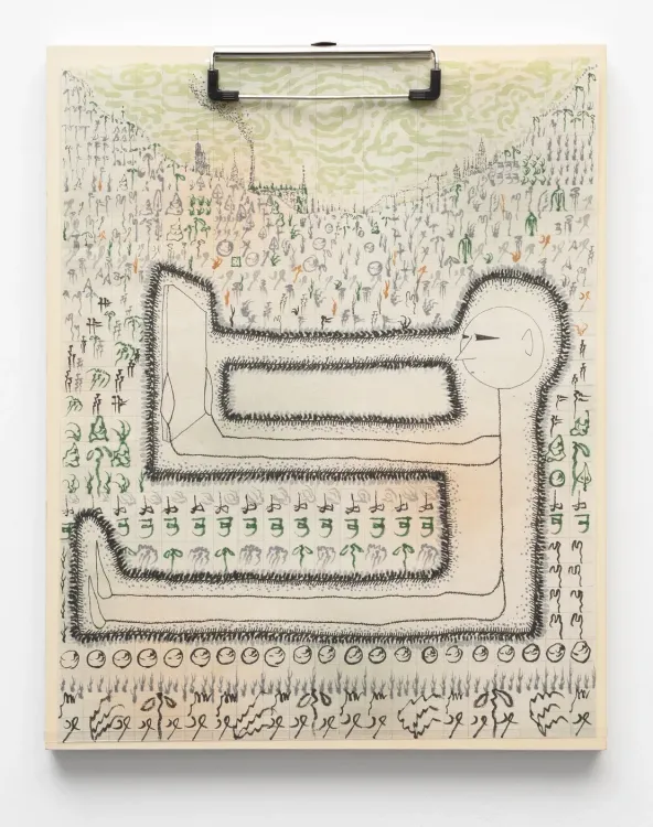Installation view, Etiolated Calligrapher, Hyacinth Gallery · 2026 (11)
