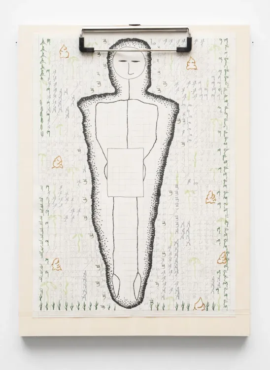 Installation view, Etiolated Calligrapher, Hyacinth Gallery · 2026 (2)