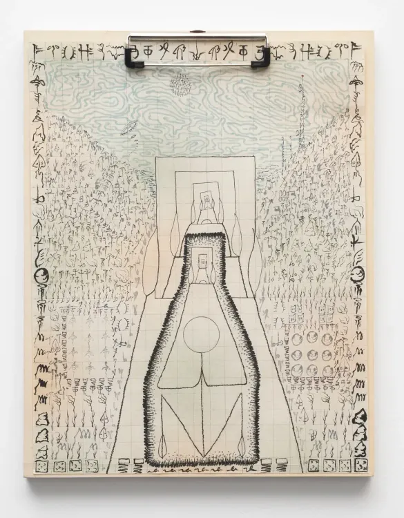 Installation view, Etiolated Calligrapher, Hyacinth Gallery · 2026 (14)