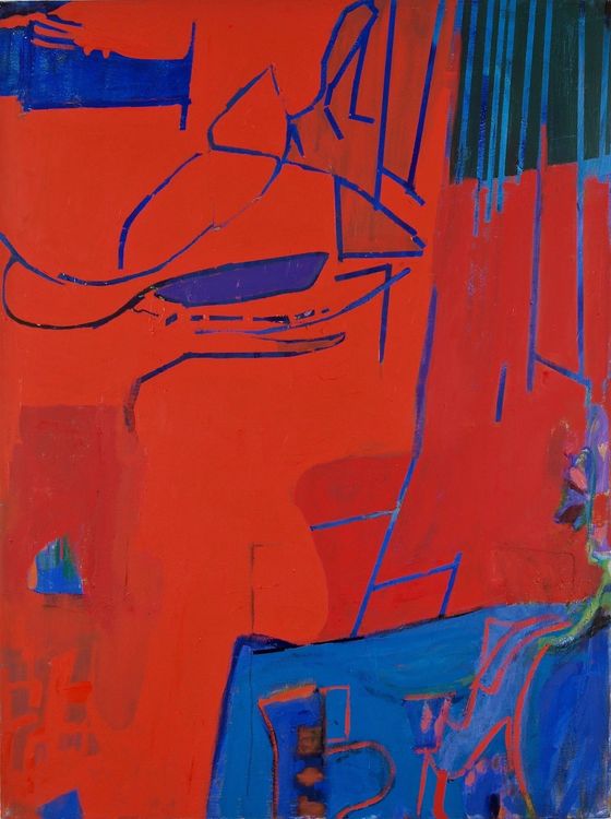 Installation view, Stephanie Franks: Kind of Blue, Bowery · 2025 (5)
