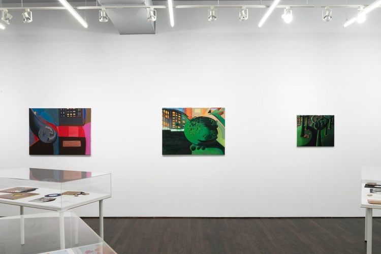 Installation view, WALKABLE, White Columns
