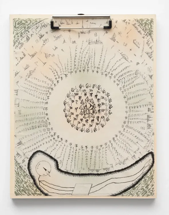 Installation view, Etiolated Calligrapher, Hyacinth Gallery · 2026 (16)