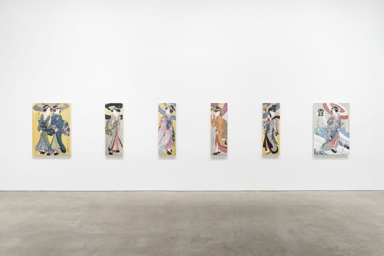 Installation view, Hark Back to Ukiyo-e: Tracing Superflat to Japonisme’s Genesis, Perrotin · 2026 (5)