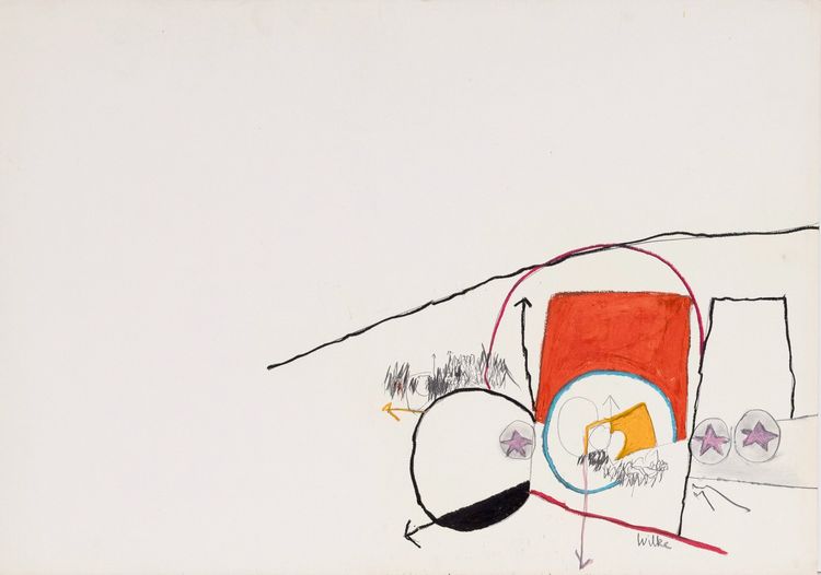 Installation view, Drawings and Performalist Self-Portraits, Marc Selwyn Fine Art · 2026 (7)