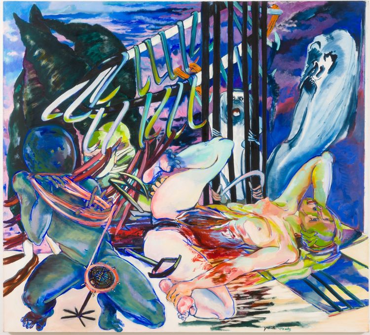 Installation view, Holding Back, James Fuentes
