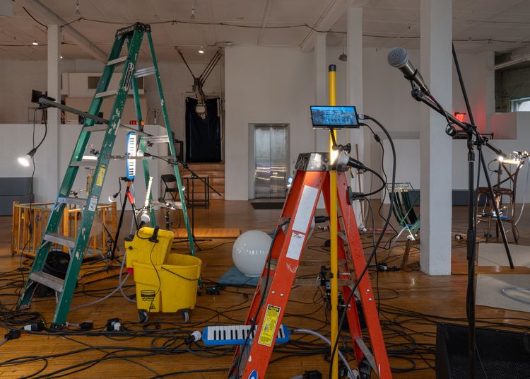 Installation view, Upon a Machine, The Kitchen at Westbeth Gallery · 2026 (6)