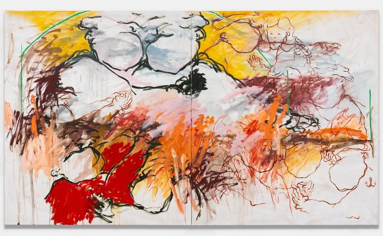 Installation view, Sometime Somewhere Someone Is Dancing, James Fuentes