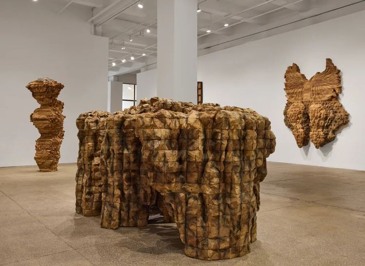 Installation view, Ursula von Rydingsvard, Galerie Lelong · 2026 (5)