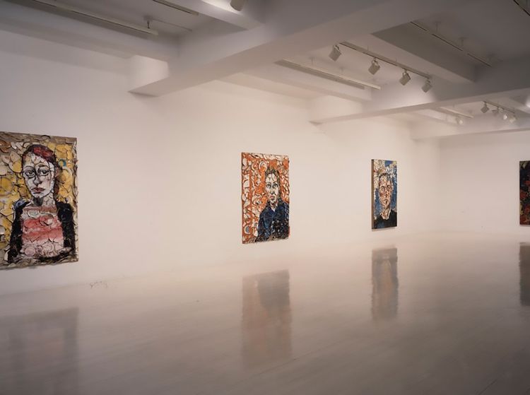 Installation view, Plate Paintings, Mnunchin · 2025 (8)