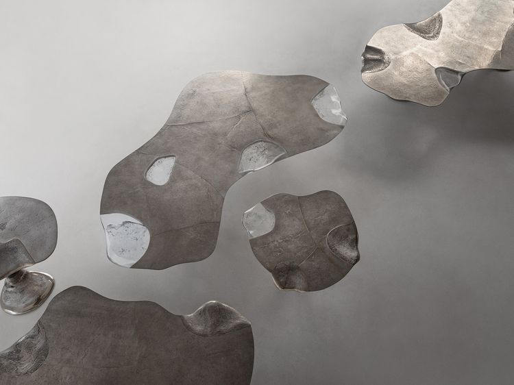 Installation view, Je Marchais Pieds Nus Dans L’Étang, Carpenters Workshop Gallery, New York