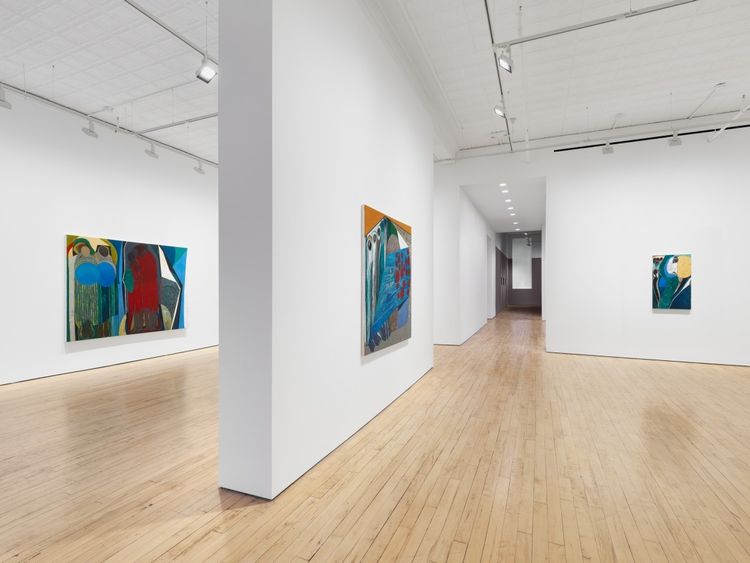Installation view, Merikokeb Berhanu, James Cohan, 52 Walker Street · 2025 (1)