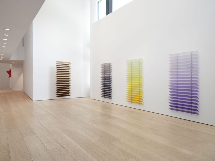 Installation view, Rana Begum, Lehmann Maupin, New York
