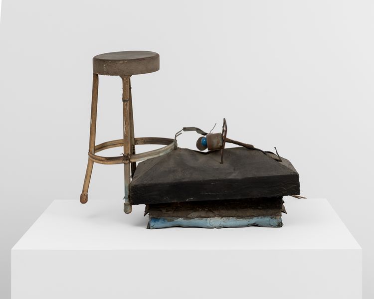 Installation view, Robert Rauschenberg: Early Works from the Cy Twombly Foundation, Gagosian, 980 Madison Ave · 2026 (6)