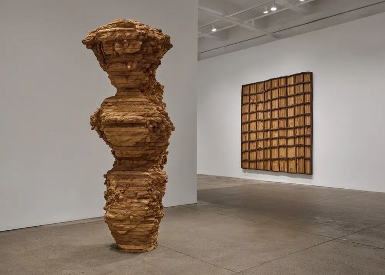 Installation view, Ursula von Rydingsvard, Galerie Lelong · 2026 (1)