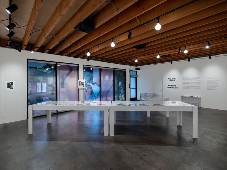 Installation view, Excerpts & Fragments, Los Angeles Nomadic Division · 2025 (2)
