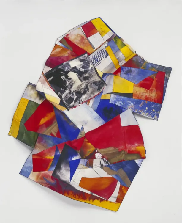 Installation view, STITCHED, Pace
