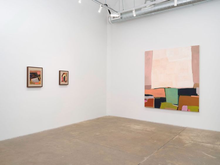 Installation view, Pink Morongo, Vielmetter · 2025 (1)