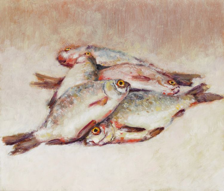 Installation view, Dead Fish, Karma, 549 West 26th Street