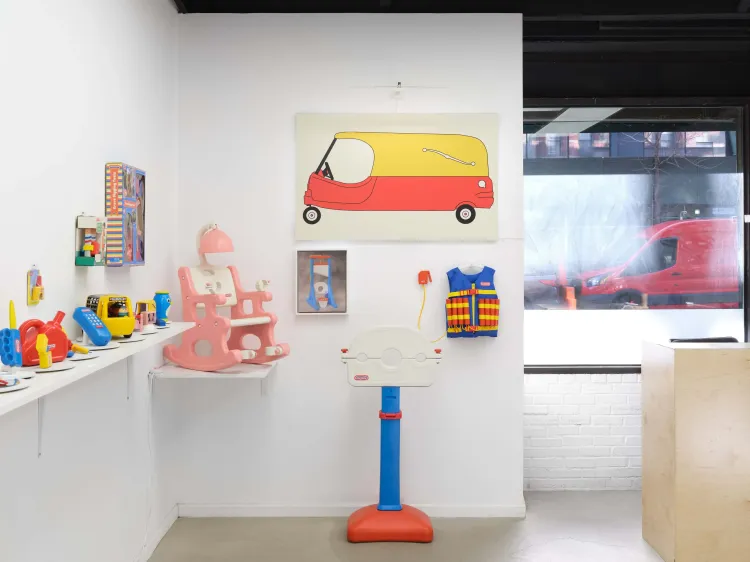 Installation view, Kids Toys, Adult Issues, Long Story Short, 54E Henry Street · 2025 (5)