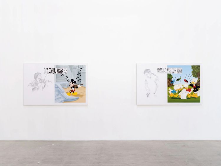 Installation view, Who’s Laughing Now?, Moskowitz Bayse · 2025 (2)