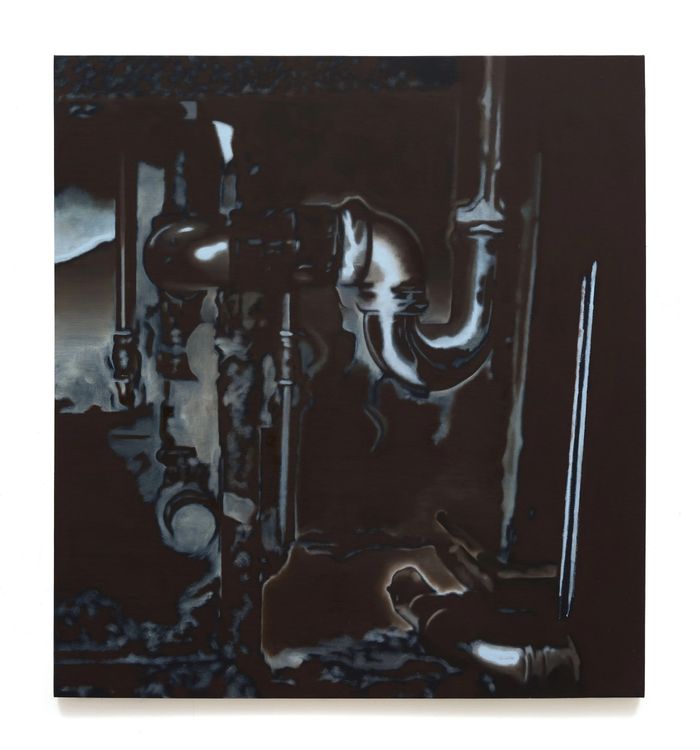 Installation view, Coughing in the Pipes, Moskowitz Bayse · 2025 (6)