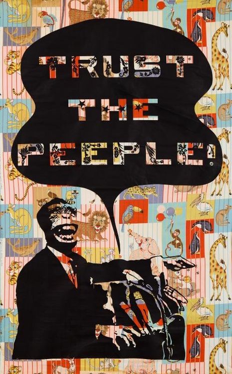 Installation view, Trust the Peeple!, Ricco Maresca