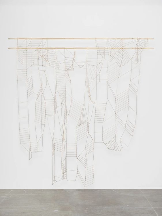 Installation view, discrepancies with W.W. (extended), Marian Goodman · 2025 (4)