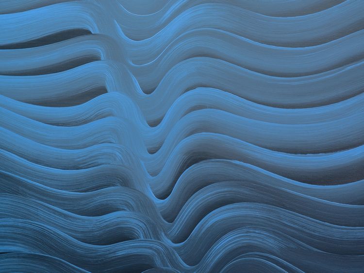 Installation view, It Comes In Waves, Miles McEnery, 525 W 22nd Street