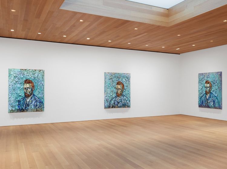 Installation view, Plate Paintings, Mnunchin · 2025 (1)