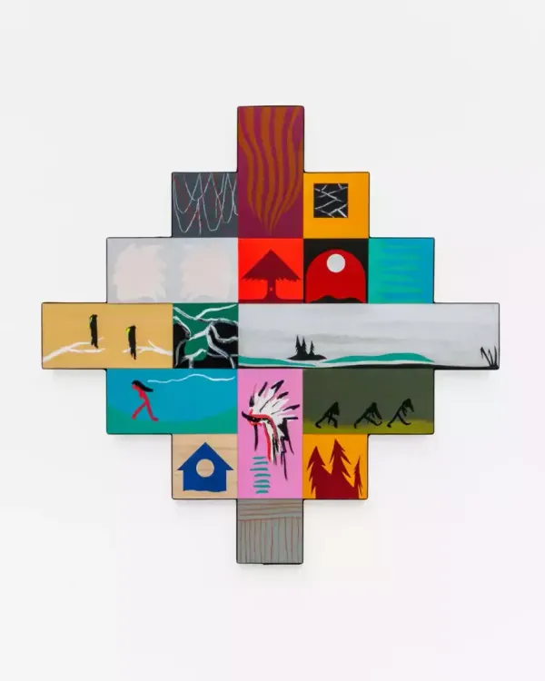Installation view, In a Time of Darkness, This Is Wonderful News, de boer · 2025 (6)