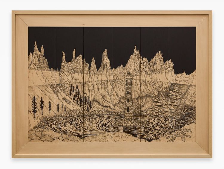 Installation view, Mont Blanc on Wood, Zolla Lieberman Gallery · 2026 (8)